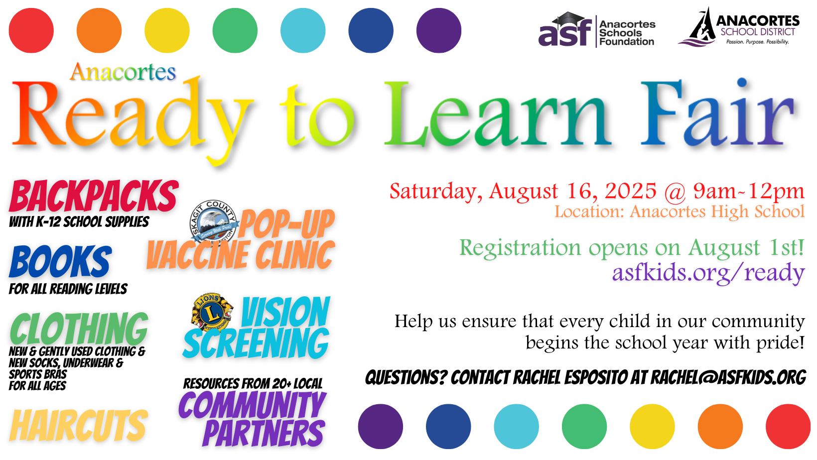 Anacortes Ready To Learn Fair
